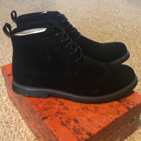 NEVER BEEN WORN Giraldi Mens Black Boots - Picture 2 of 8